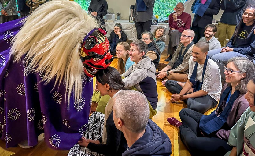 Taiko drum performance at the Zen Center's 30th Anniversary Celebration'